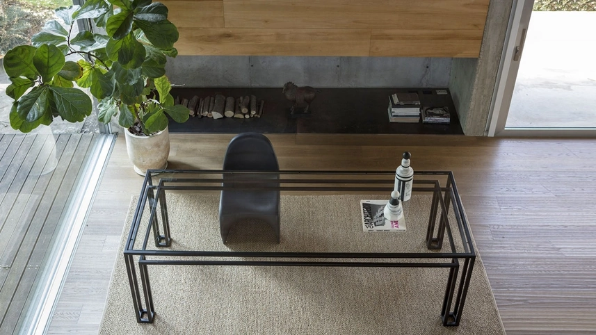 Tavolo in cristallo Hotline di Mogg