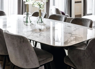 Tavolo fisso Icaro in ceramica di Calligaris