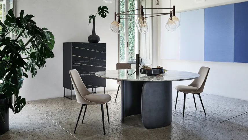 Tavolo rotondo Mellow di Bonaldo