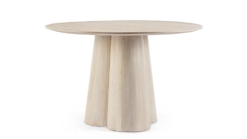 Tavolo rotondo in legno Nassor di Bizzotto