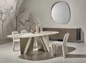 Tavolo in marmo Patagonia Blow di Nature Design