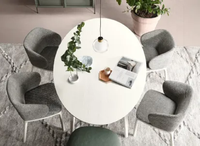 Tavolo Rea in Rovere Bianco di Novamobili