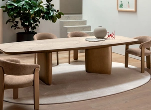 Tavolo Riverstone in ceramica di Calligaris