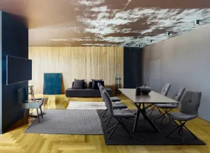 Tavolo Seyfert Allungabile con Top in Ceramica di Bizzotto