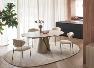 Tavolo allungabile Tango in ceramica di Calligaris
