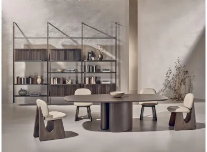 Tavolo Tide con top in frassino di Nature Design