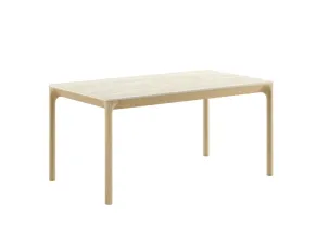 Tavolo allungabile Zeno Caranto con piano in ceramica e base in legno di Veneta Cucine