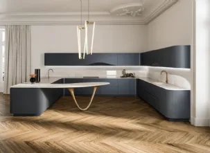 Cucina Design con penisola Ola 02 di Snaidero