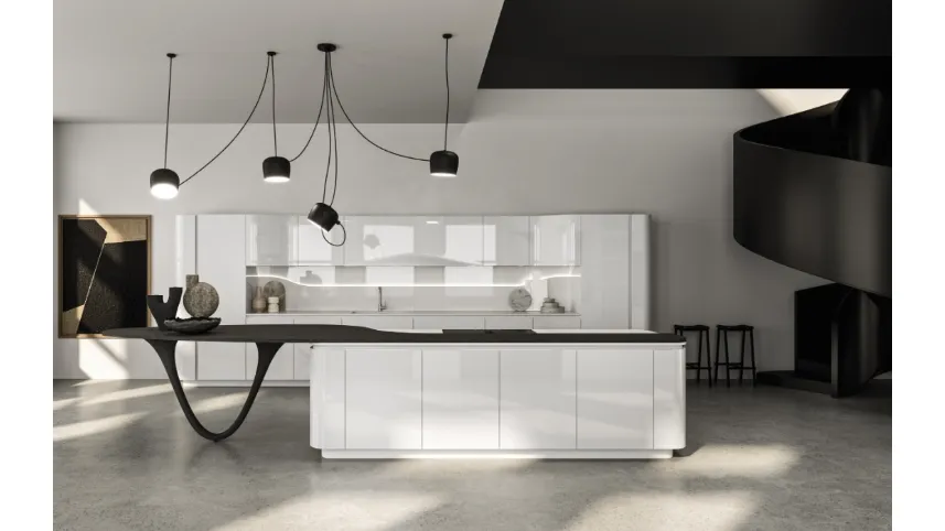 Cucina Design con isola Ola 04 di Snaidero