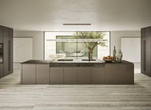 Cucina Design con isola Quadra 01 di Snaidero