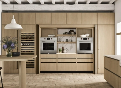 Cucina Design a scomparsa Quadra 02 di Snaidero