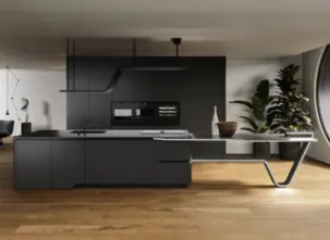 Cucina Design con isola Vision 02 di Snaidero