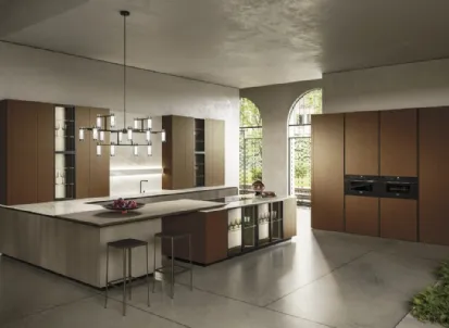 Cucina Design con penisola Way 03 di Snaidero
