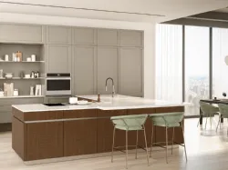 Cucina Moderna con penisola Convivio di Veneta Cucine