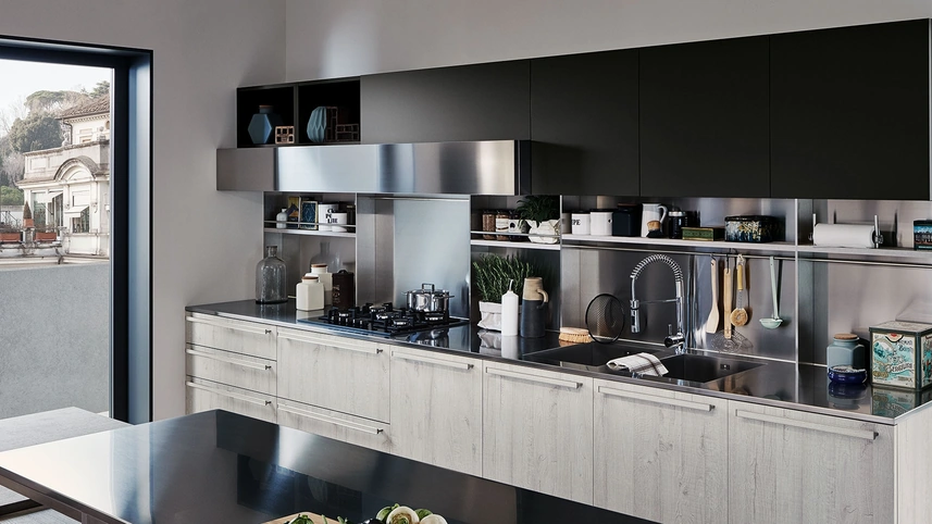 Cucina Moderna lineare Ethica 02 di Veneta Cucine