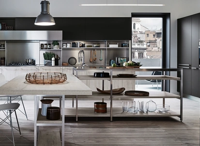 Cucina Moderna ad angolo Ethica di Veneta Cucine