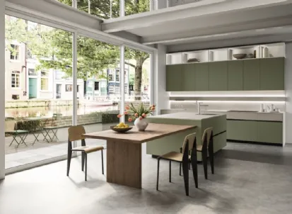 Cucina Moderna con isola Folio 02 di Snaidero