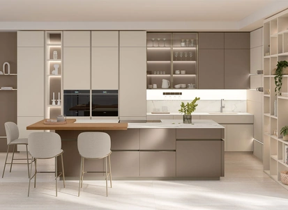 Cucina Moderna con isola Iconica 02 di Veneta Cucine