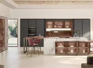 Cucina Moderna con isola Lounge 01 di Veneta Cucine