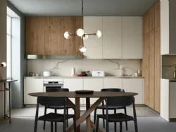 Cucina moderna Lounge 07 in laminato Bianco Kos e Rovere di Veneta Cucine