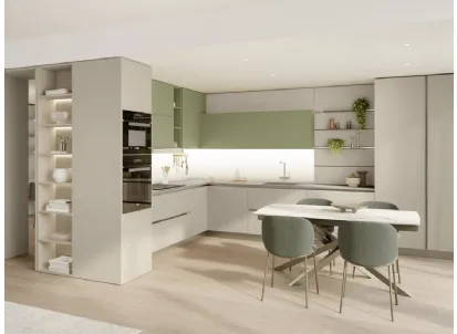 Cucina Moderna angolare Start-Time 10 di Veneta Cucine