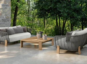 Arredo da esterno Argo Wood Love Seat di Talenti
