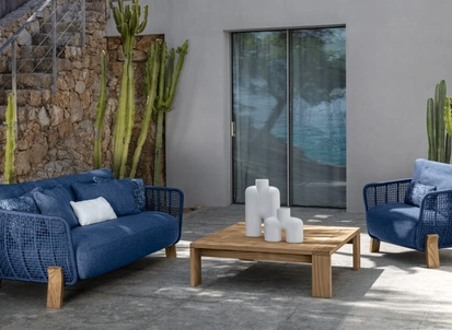 Arredo da esterno Argo Wood Love Seat di Talenti