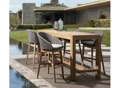 Sgabello da giardino Coachella in corda per Bizzotto