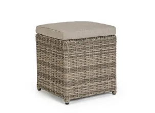 Pouf da giardino Kent in fibra sintetica di Bizzotto