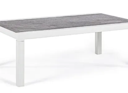 Tavolino da giardino Kledi con top in Ceramica di Bizzotto