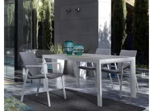 Tavolo da giardino Mason con Top Ceramica di Bizzotto
