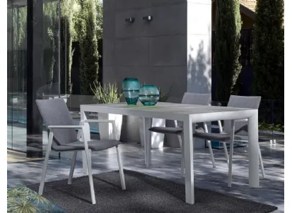Tavolo da giardino Mason con Top Ceramica di Bizzotto