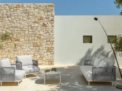 Arredo da esterno in tessuto e metallo Slam Rope di Talenti