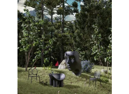 Poltroncina e Sedie Roly Poly Green Collection di Driade