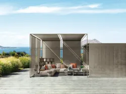 Gazebo Skyline in tessuto di Talenti