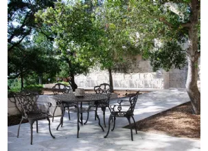 Tavolo da giardino con sedie modello Victoria Rotondo di Bizzotto