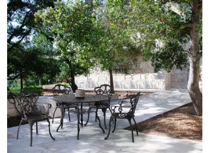 Tavolo da giardino con sedie modello Victoria Rotondo di Bizzotto