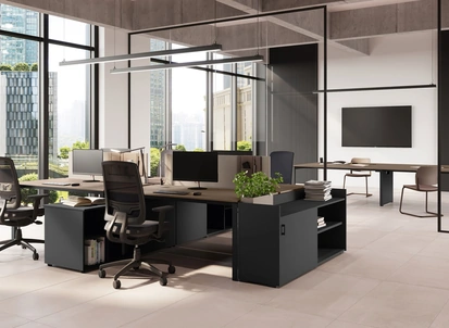 Scrivania operativa 5th Element di Las Mobili