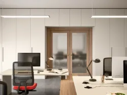 Armadio per Ufficio a ponte con varco 06C in melaminico di Cinquanta3