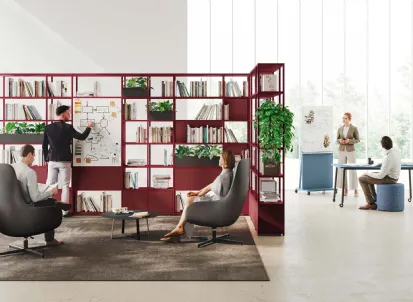 Libreria Cubo Smart di Las Mobili