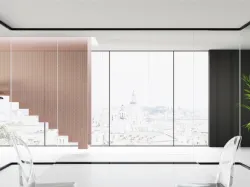 Pareti divisorie per Ufficio in cristallo Mood M2 di Las Mobili