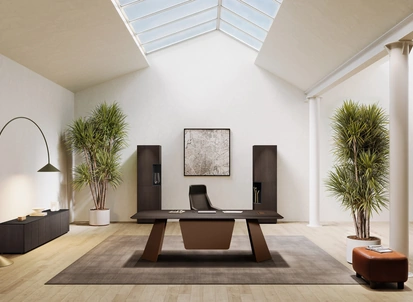 Scrivania direzionale Monolith di Las Mobili