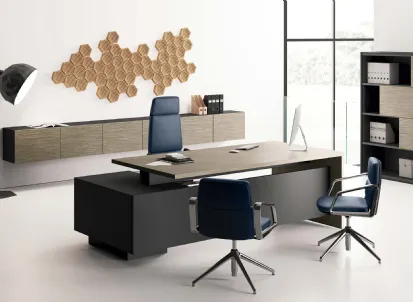 Scrivania direzionale Elite di Las Mobili