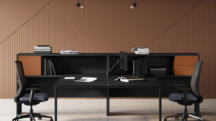 Scrivania operativa Sigma di Las Mobili