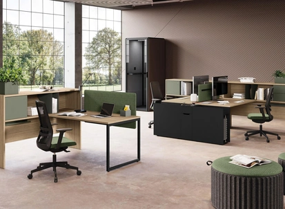 Scrivania operativa Sigma di Las Mobili