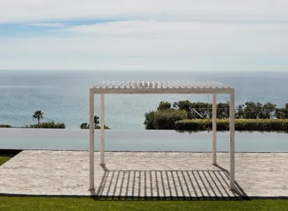 Pergola Ocean Rustic Bianco di Bizzotto